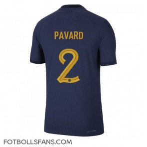 Frankrike Benjamin Pavard #2 Replika Hemmatröja VM 2022 Kortärmad